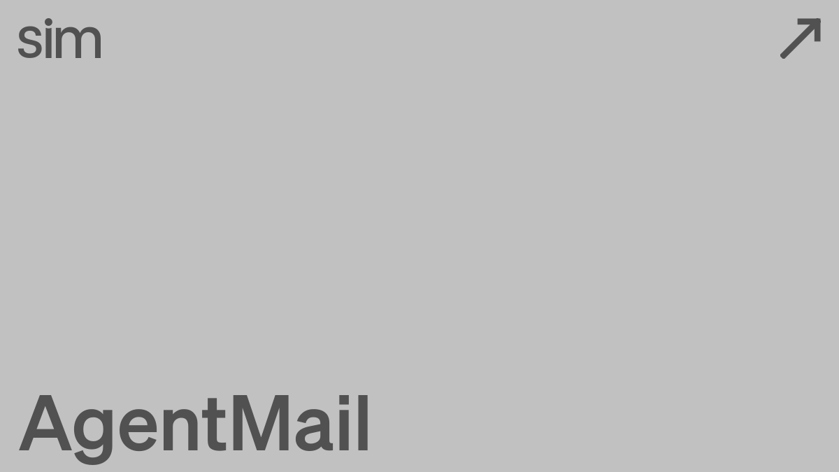 AgentMail | Sim Docs