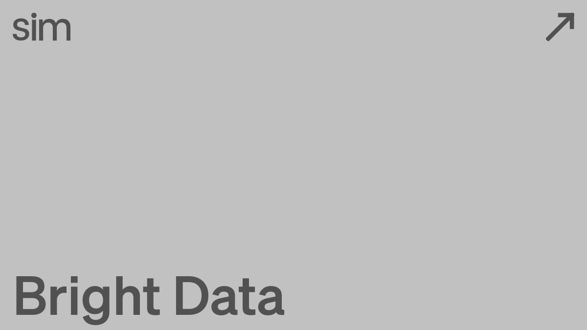 Bright Data | Sim Docs