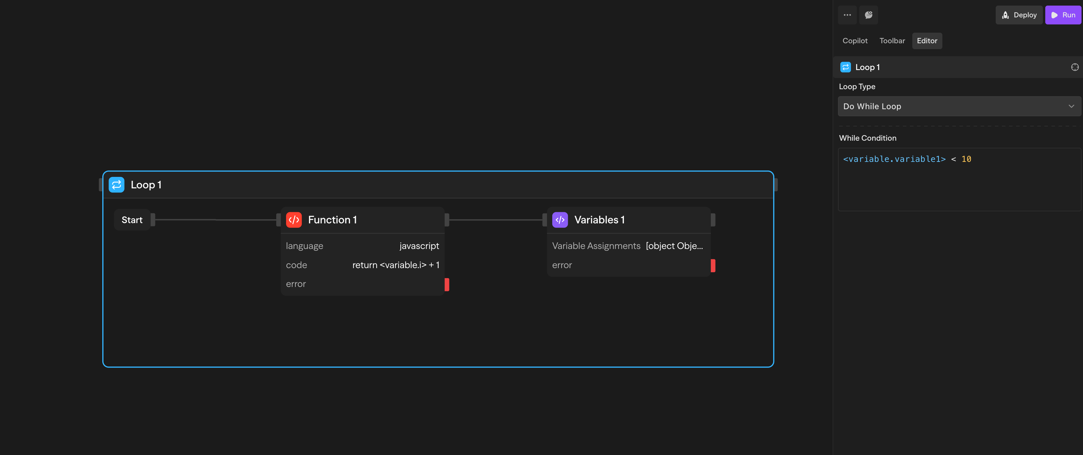Do-While loop with a condition
