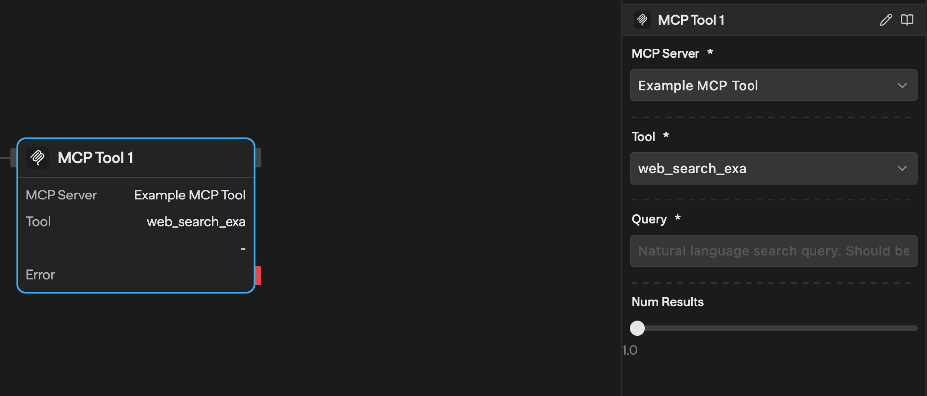 Standalone MCP Tool Block