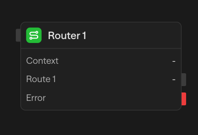 Bloque Router con múltiples caminos