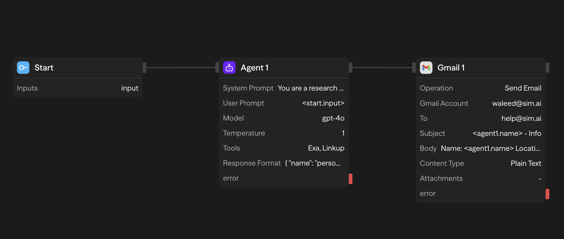 Getting Started Example